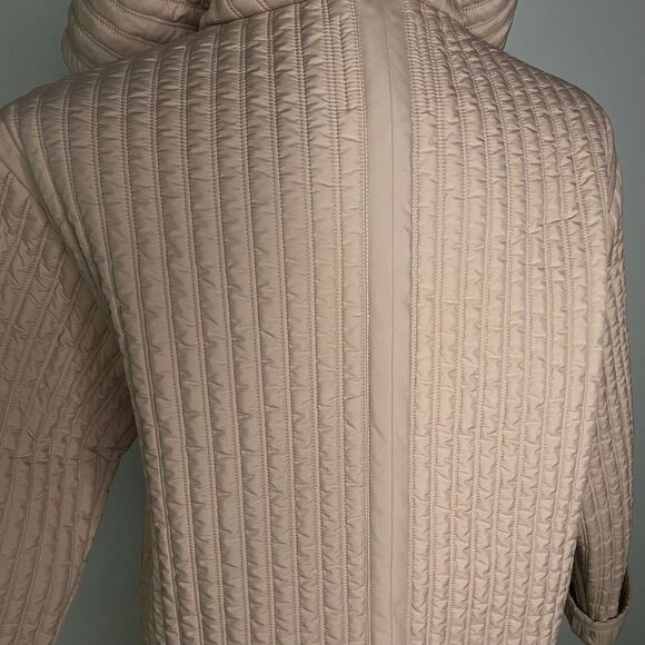 Theory Size Small Puffer Jacket Light Dusty Rose Quilted - Picture 4 of 9